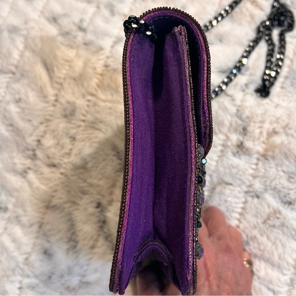 NWOT Mary Frances Embellished Beaded Crossbody Bag - Picture 4 of 10